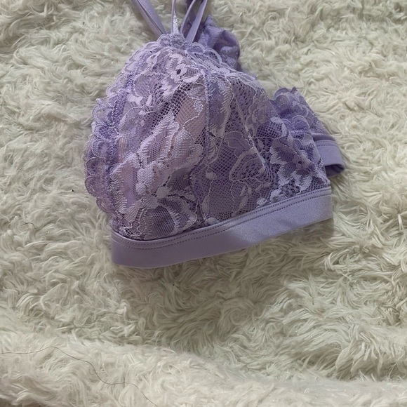 Savage X Fenty Purple Lace Bralette with Adjustable Straps - Picture 8 of 12